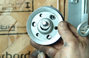 Get rid of the broken pulley.