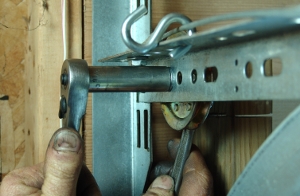 Secure the bolt.