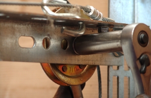 Install the new stationary pulley.
