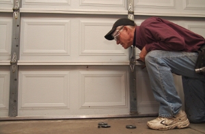 Check how level the garage door is.