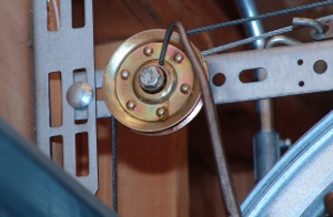 Oil the pulleys.